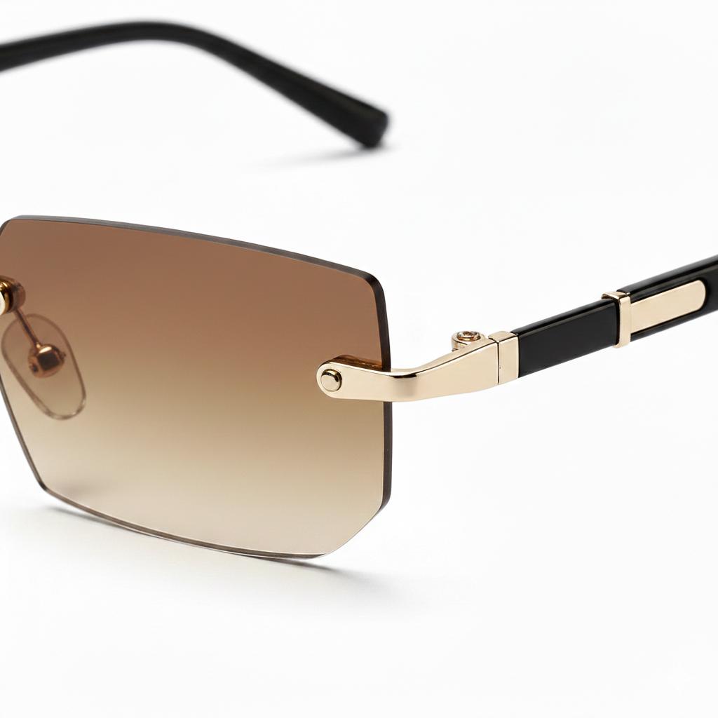 Titan Luxe Rimless Rectangles