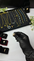 Golden Spark Spin Ring