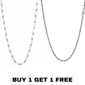 Rop Chain + Mirror Link Pendant