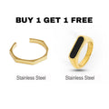 HEXA RING + HEXA BRACELET ( GOLDEN )