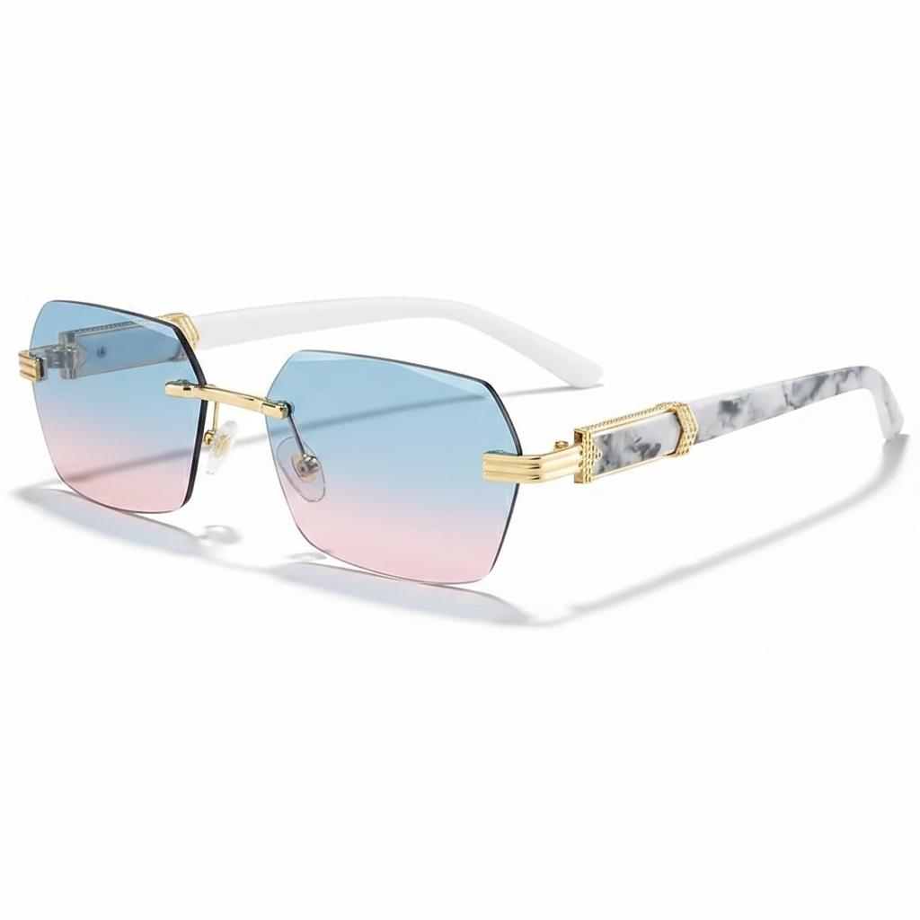 The Azure Marble Rimless