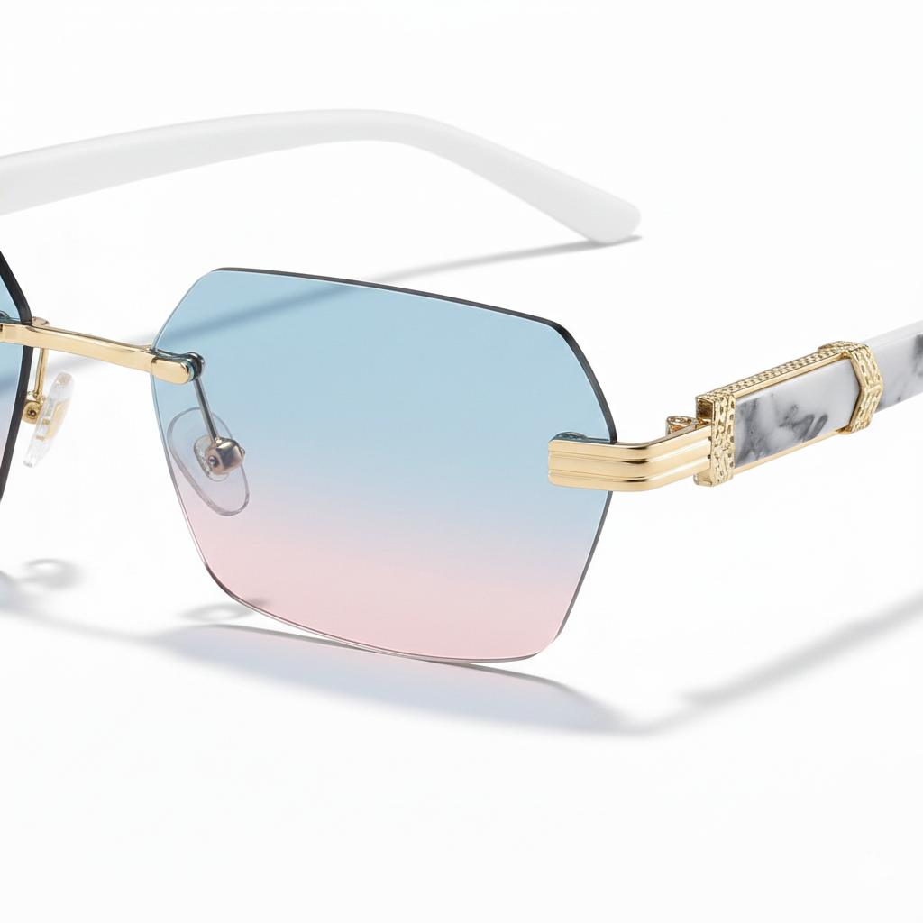 The Azure Marble Rimless