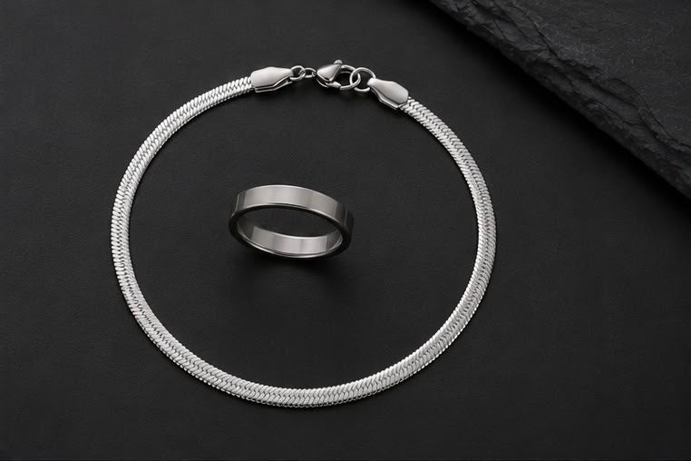 Snake ( Bracelet + Ring )