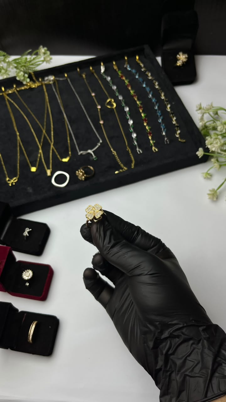 Sunflower Spin Ring