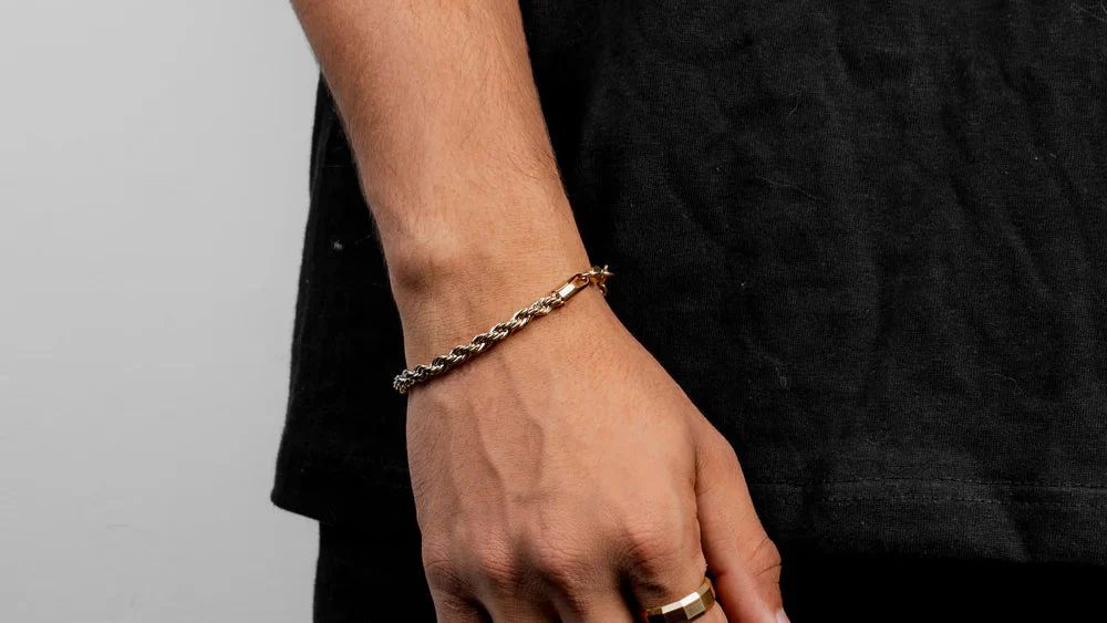 Rope Bracelet 5MM ( GOLDEN )