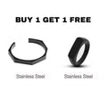 HEXA RING + HEXA BRACELET ( BLACK )