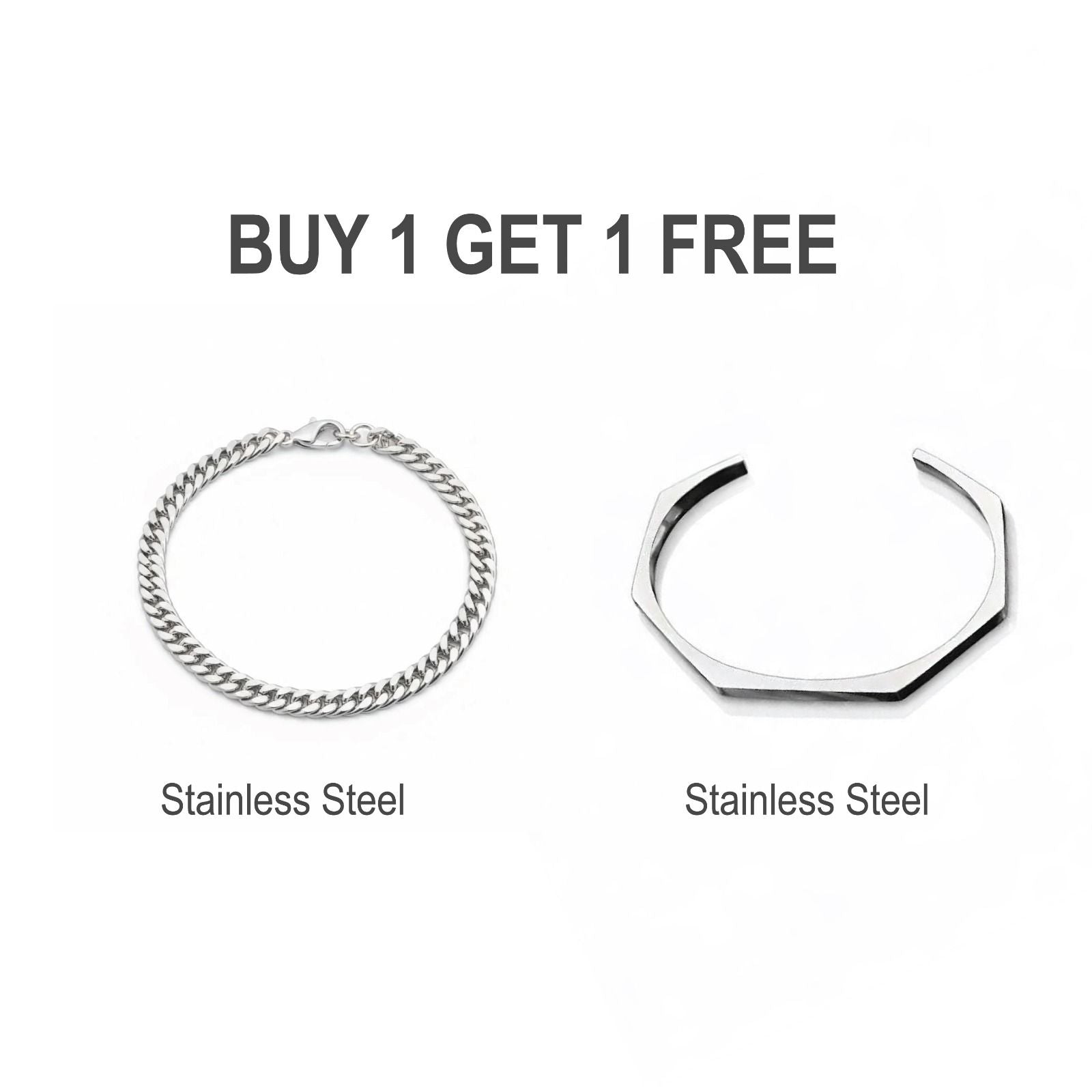 CUBE LINK + HEXA BRACELET