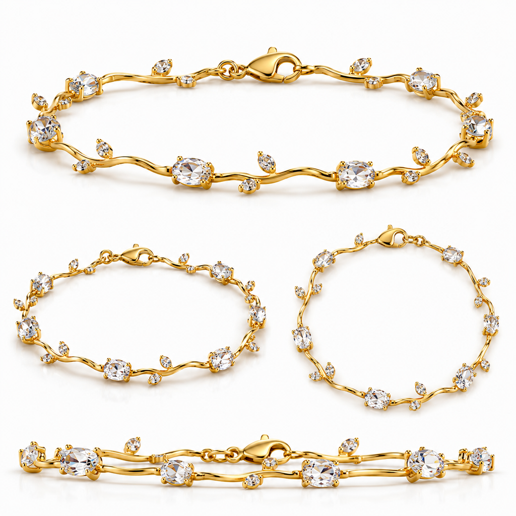 Tulip Bracelet White
