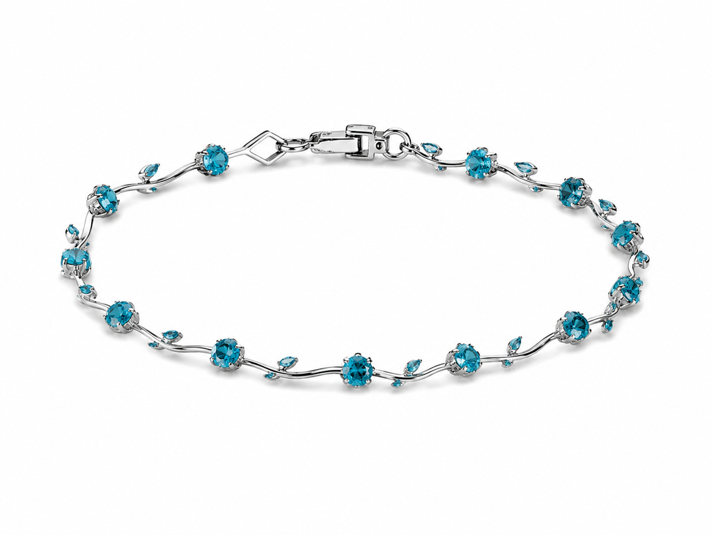 Tulip Bracelet Turquoise Blue