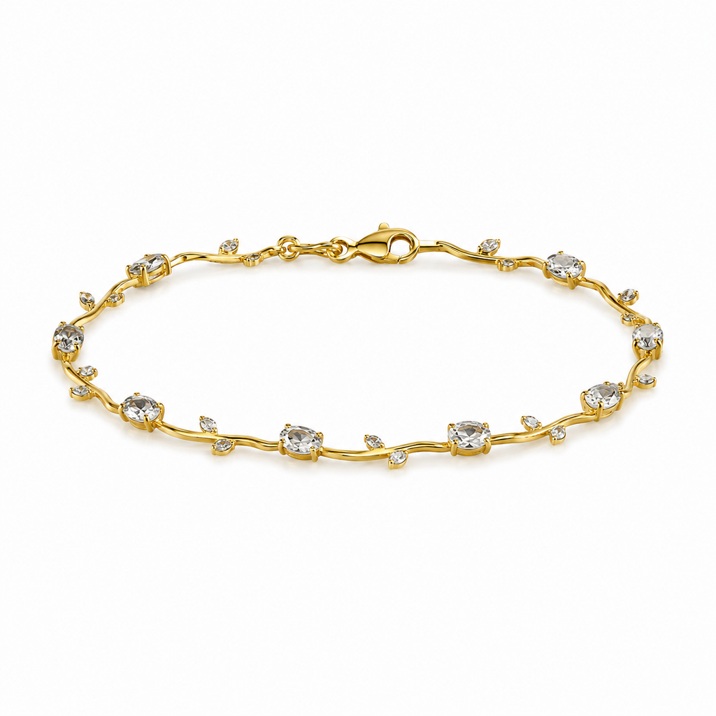 Tulip Bracelet White