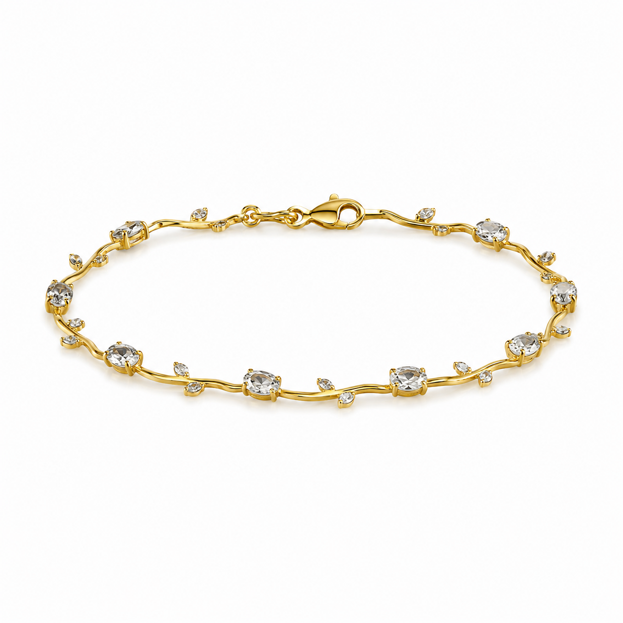 Tulip Bracelet White
