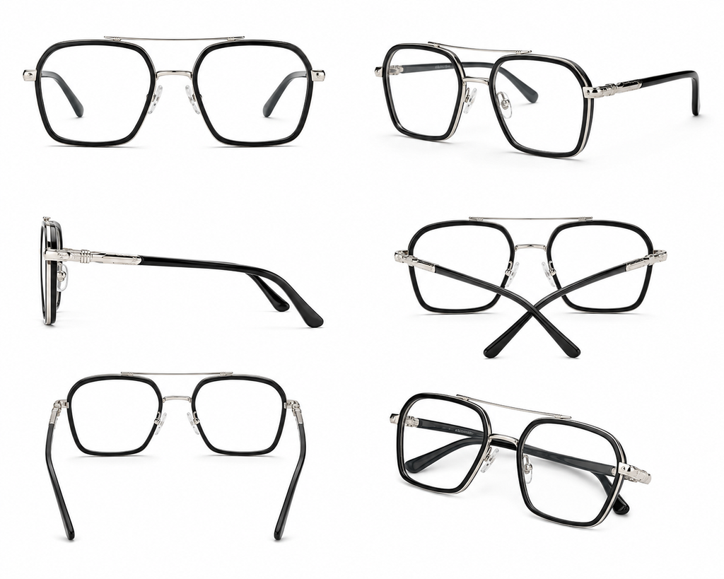 Dual lens eyeglasses ( 2 IN 1 )