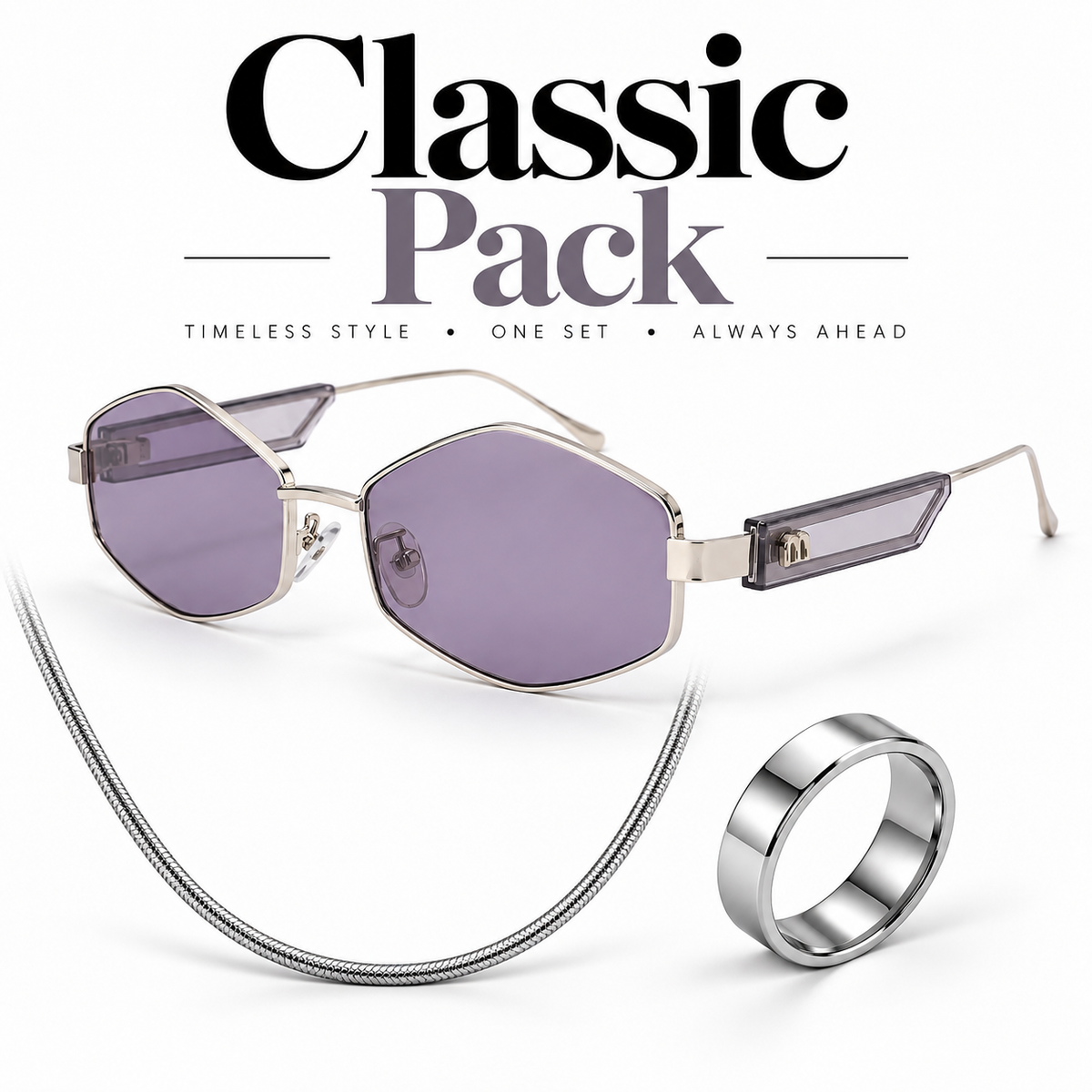 Classic Pack ( Ring , glasses , Chain )