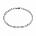Elegant silver rhinestone