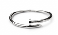 Gold nail bracelet ( silver )