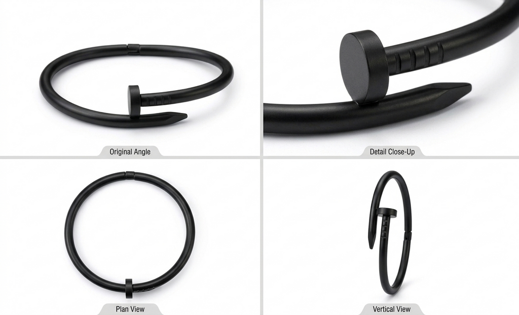 Nail bracelet ( BLACK )