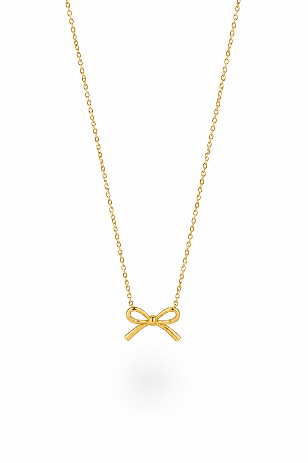 Gold bow Pendant