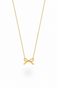 Gold bow Pendant