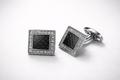 Luxurious cufflinks with diamond details