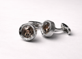 Luxury sterling silver stud earrings