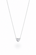 Silver heart pendant