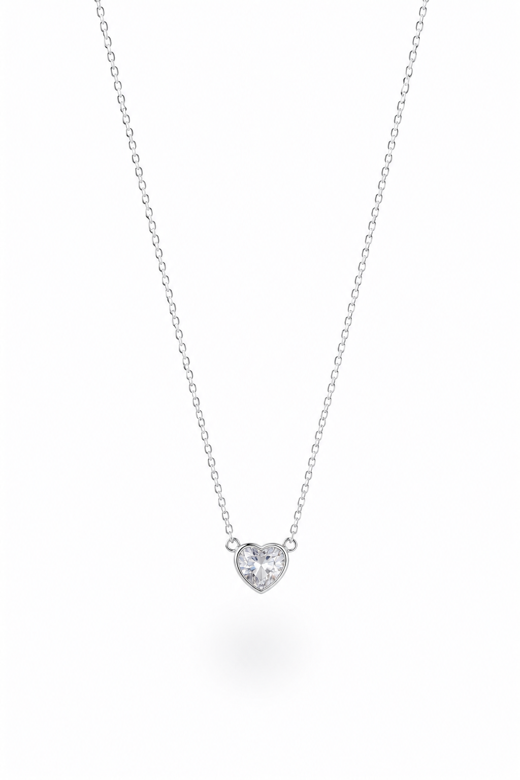 Silver heart pendant