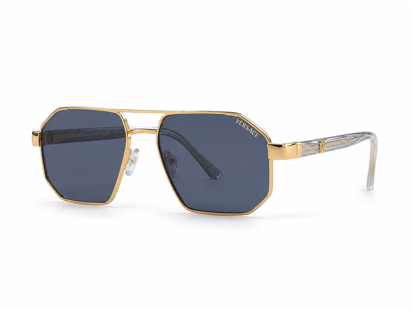 Versace gold-frame sunglasses