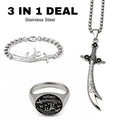 Zulfiqar ( RING + CHAIN + BRACELET )