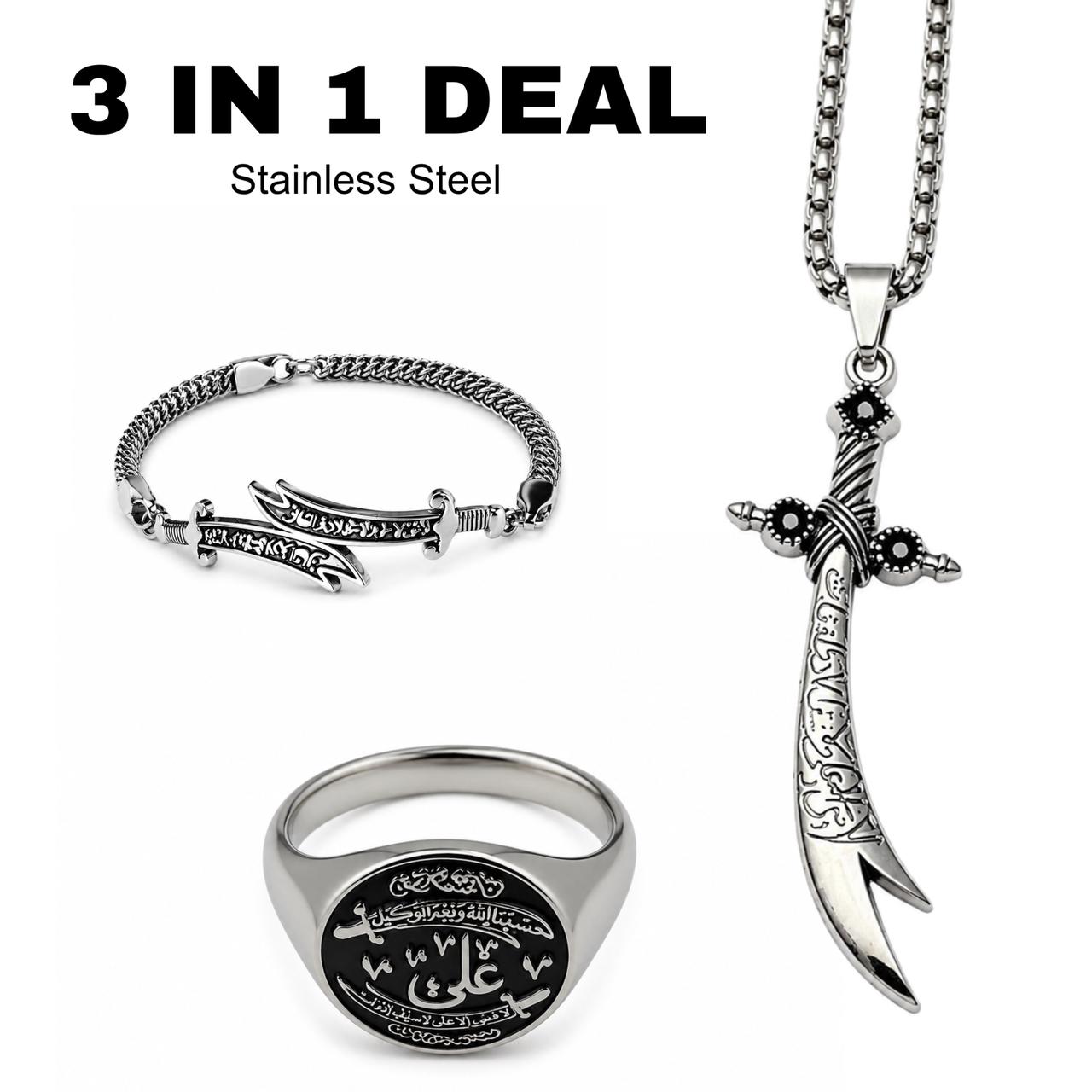Haider ( RING + BRACELET + CHIAN )